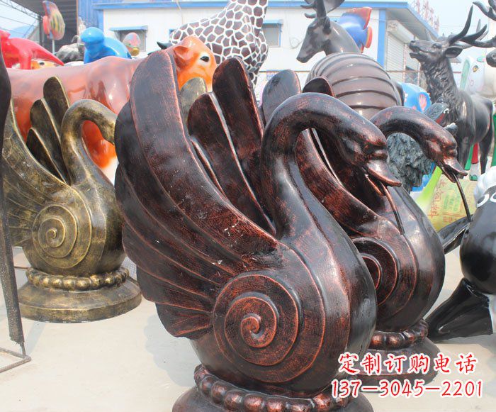 合肥以无与伦比的艺术品呈现——中领雕塑天鹅雕塑