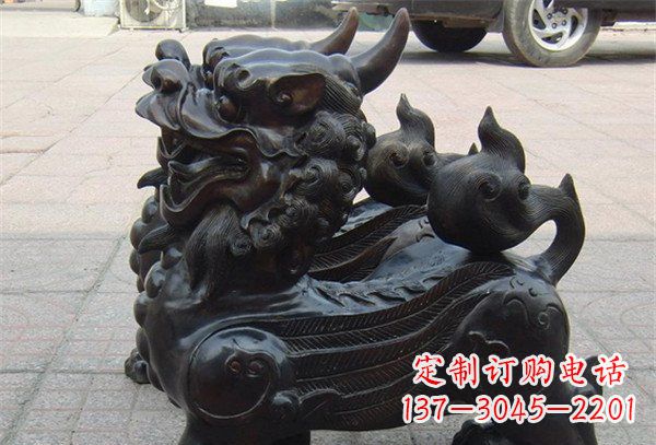合肥象征保护,美轮美奂的貔貅辟邪神兽铜雕