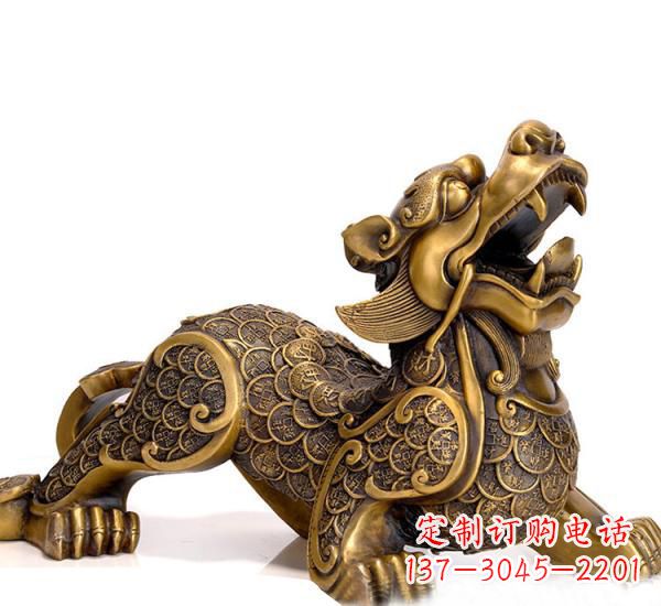 合肥特色貔貅铜雕,精致美观,福祉永存