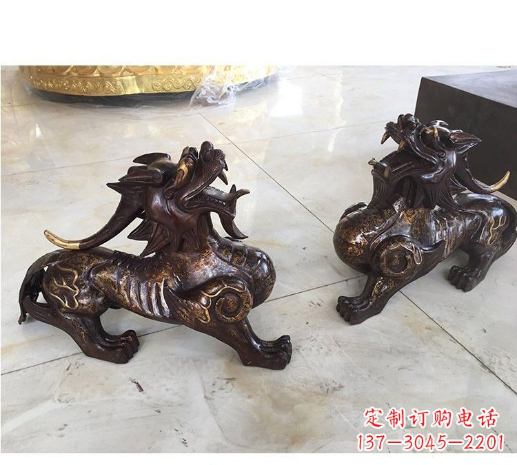 合肥貔貅铜雕像