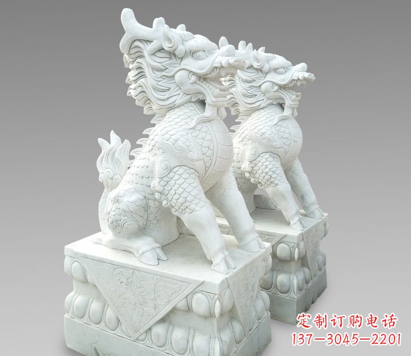合肥释迦牟尼麒麟石雕,吸煞驱邪