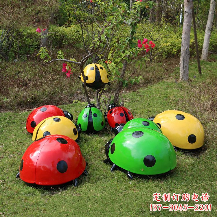 合肥儿童可爱的七星瓢虫卡通雕塑