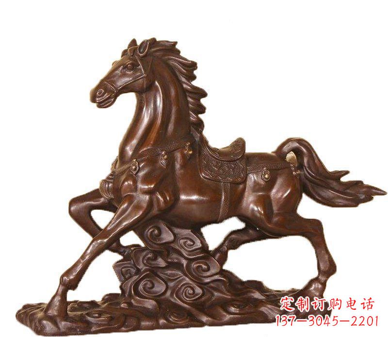 合肥答案中领雕塑:精致马玻璃钢仿铜动物雕塑中…