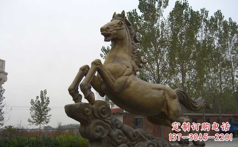 合肥领雕塑专业设计制作高端精美的马铜雕,装饰…