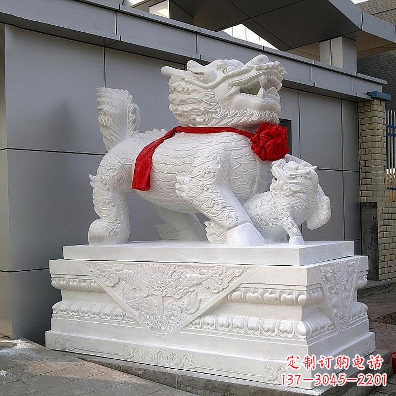 合肥超精美的中国麒麟石雕