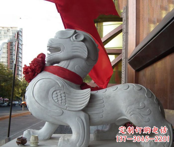 合肥中领雕塑的貔貅石雕,祈福安康守护您的家