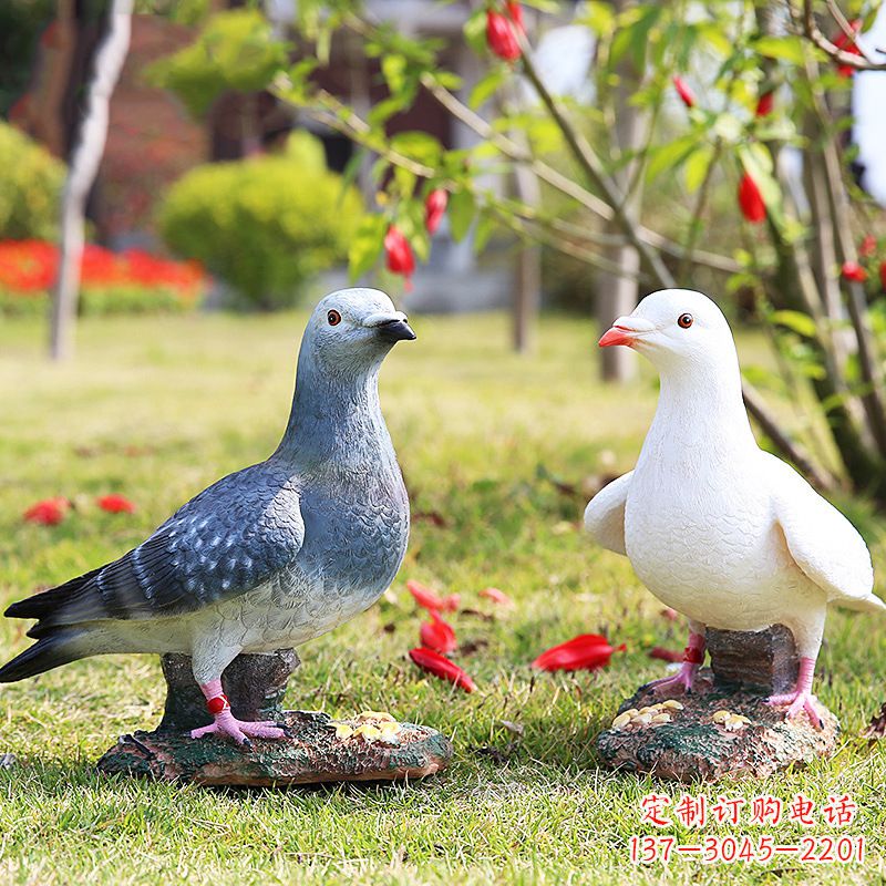 合肥秦皇岛和平鸽雕塑:表达和平与友谊的象征