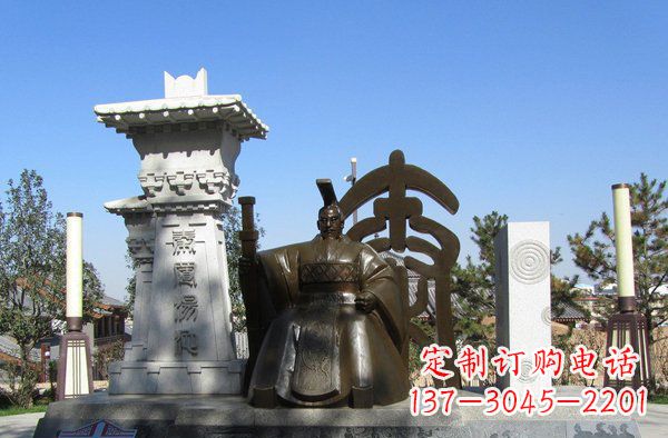 合肥秦始皇雕塑,精致细腻,传承历史之美