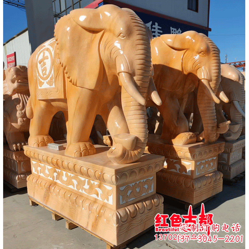 合肥青石大象雕塑--专业定制,精美外观