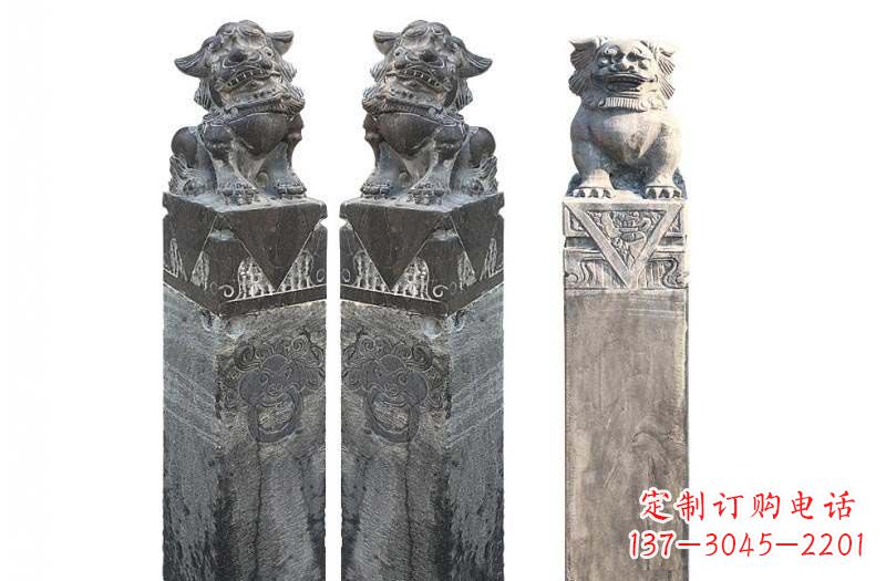 合肥来自古代的精美狮子雕塑