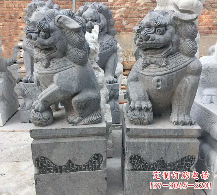 合肥青石仿古狮子雕塑
