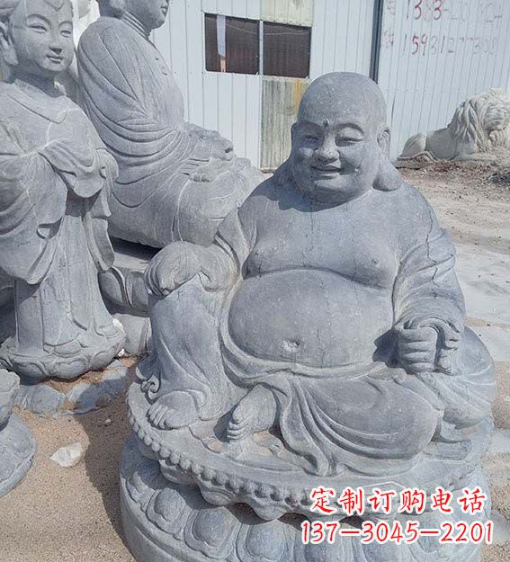 合肥青石仿古弥勒佛雕塑