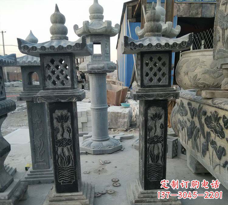 合肥青石古代照明石灯雕塑,闪耀你的家园