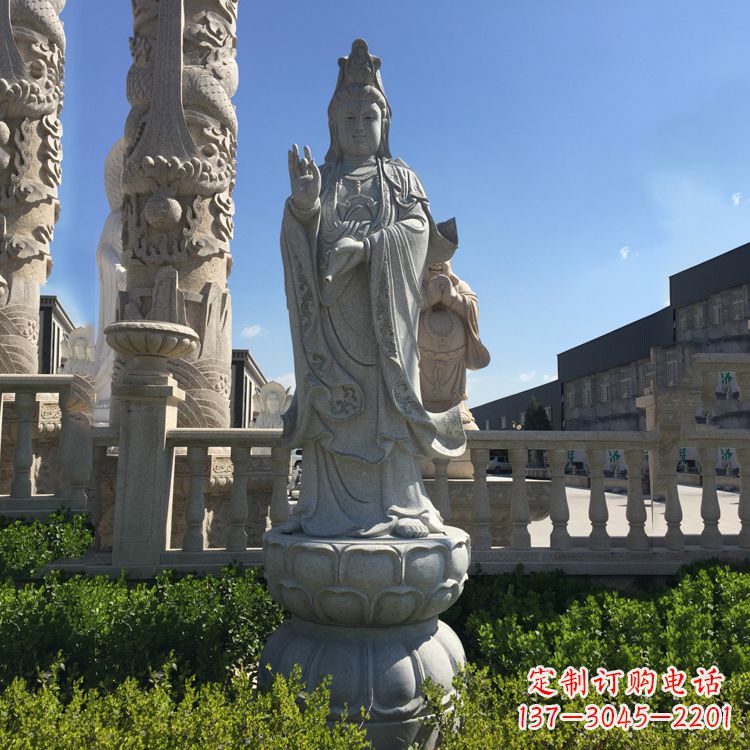 合肥精美神圣的观音菩萨石雕塑