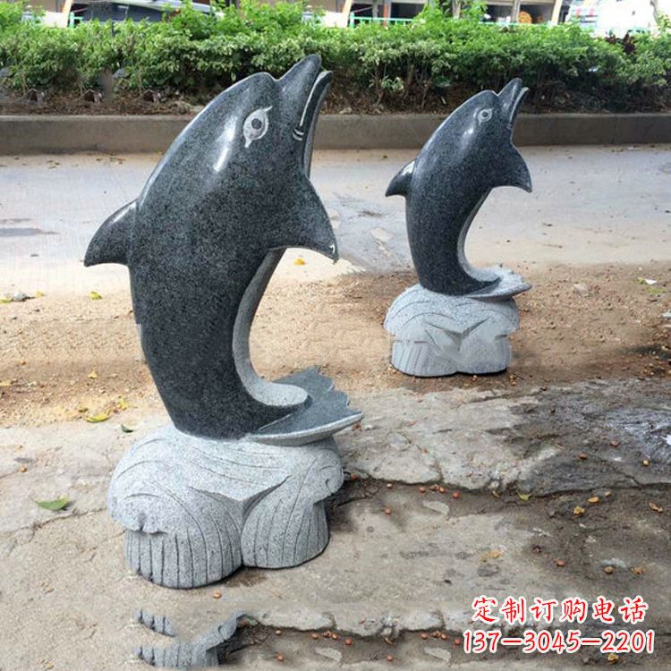 合肥青石海豚雕塑--精致好看与象征意义一起令人惊叹