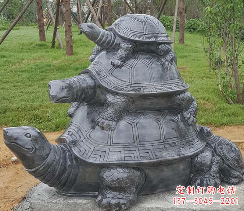 合肥精美耐看的海龟母子雕塑