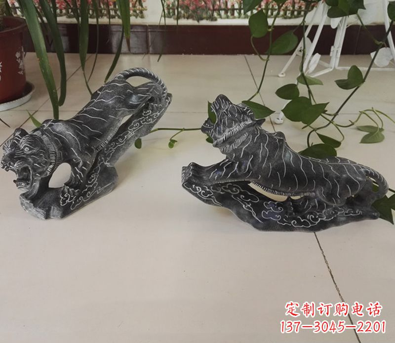 合肥青石大型老虎雕塑是由中领雕塑设计制作的一…