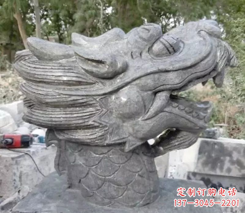 合肥青石龙头雕塑
