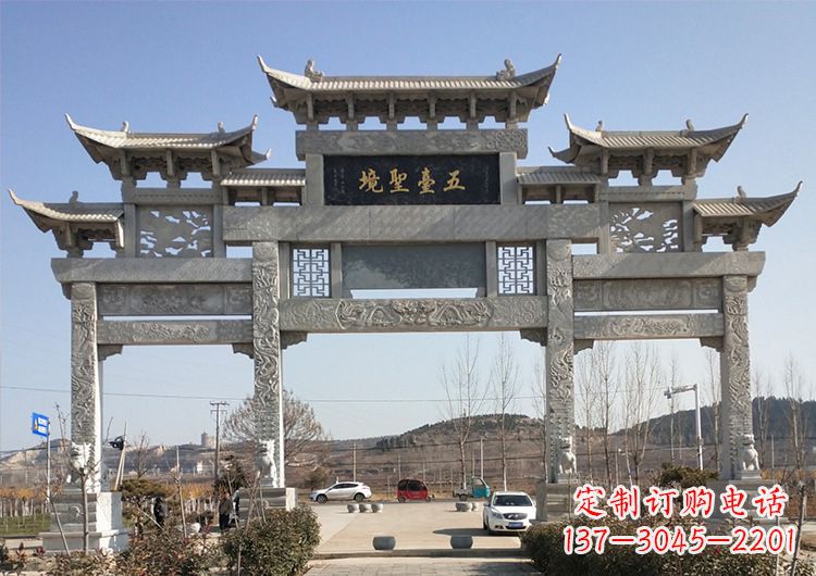 合肥青石牌坊雕塑:精美瑰丽古朴简洁
