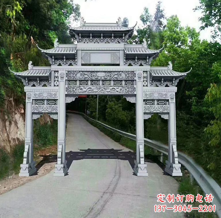 合肥青石牌坊雕塑