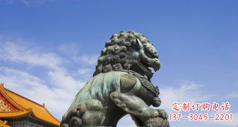 合肥青铜故宫狮子雕塑--精美绝伦