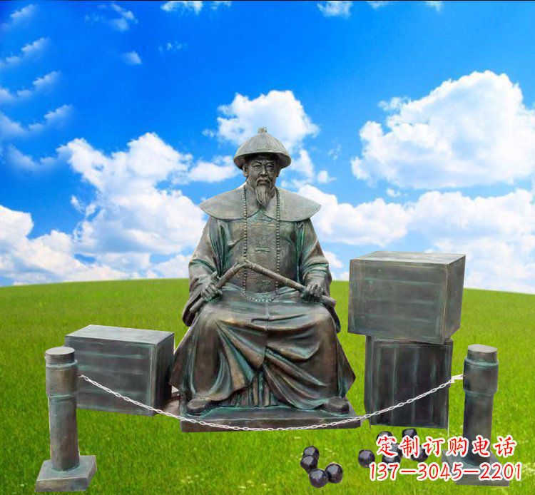 合肥青铜雕刻的传奇——林则徐铜雕