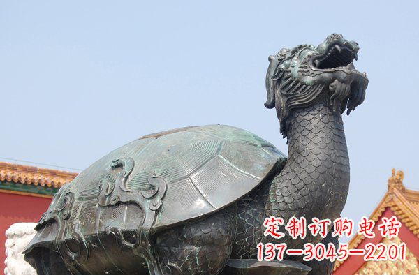 合肥青铜龙雕塑,象征传统文化之美