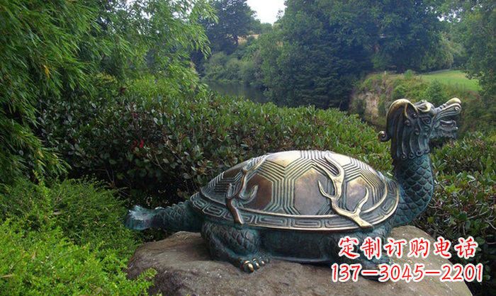 合肥融合经典的青铜龙雕塑