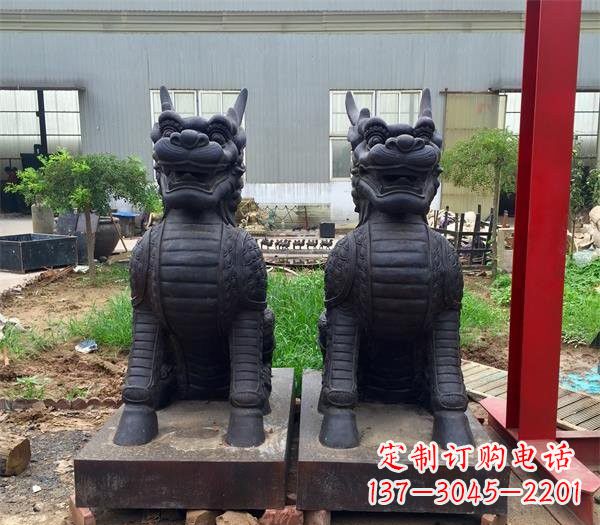合肥青铜精美麒麟雕塑,注入艺术气息
