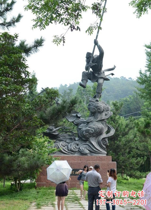 合肥佛教中的传奇:青铜孙悟空雕塑