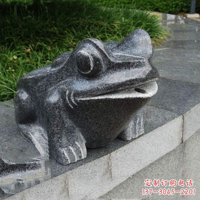 合肥活力四射的青蛙喷水雕塑