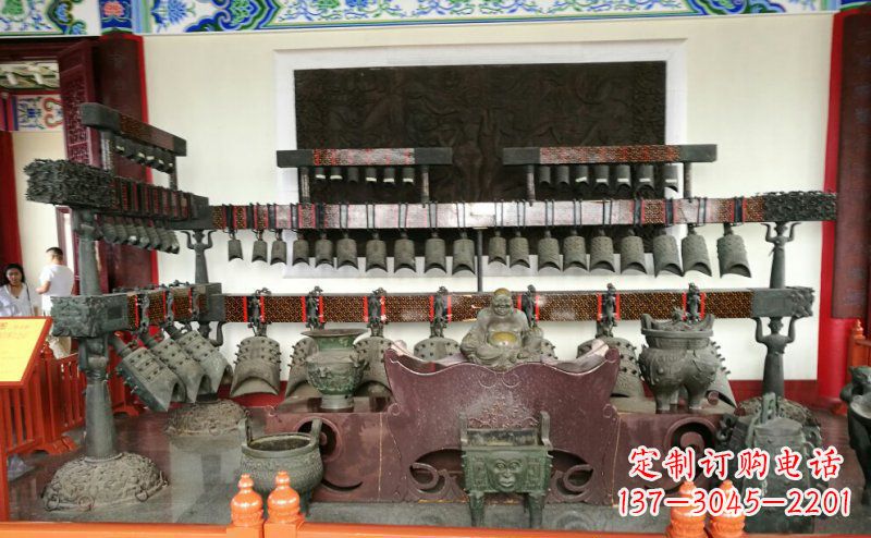 合肥编钟古典铜雕,灵魂之声传承