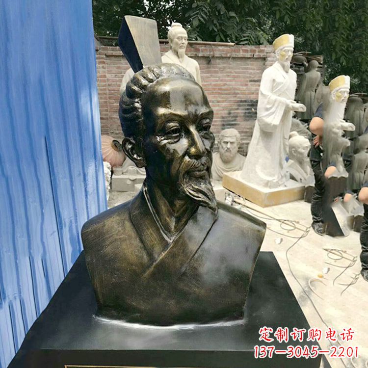 合肥屈原雕塑仿铜头像,让您享受美好的艺术之美
