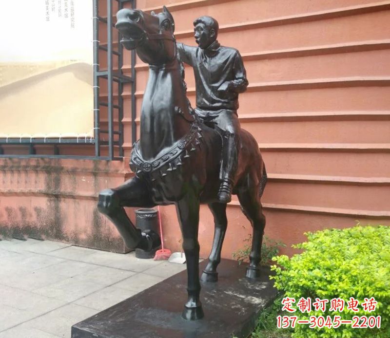 合肥独一无二的骑马雕塑