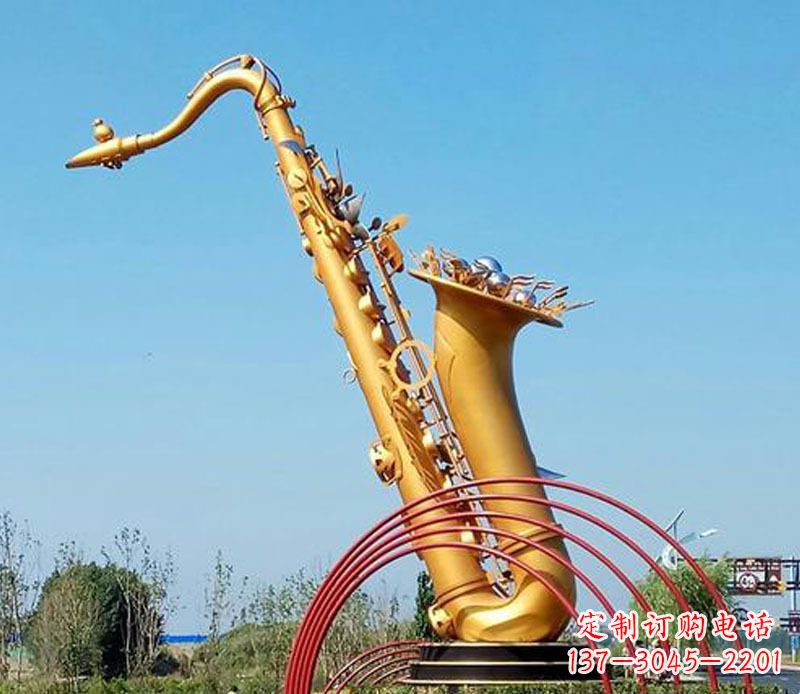 合肥中领雕塑:萨克斯铜雕高质量制作