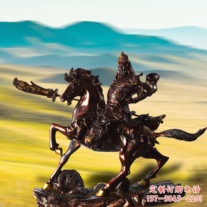 合肥中领雕塑:关公铜雕,永不褪色的传奇