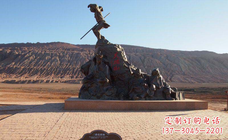 合肥中领雕塑|唐僧铜雕雕塑定制