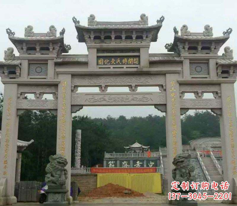 合肥中领雕塑:顶级大理石牌坊石雕