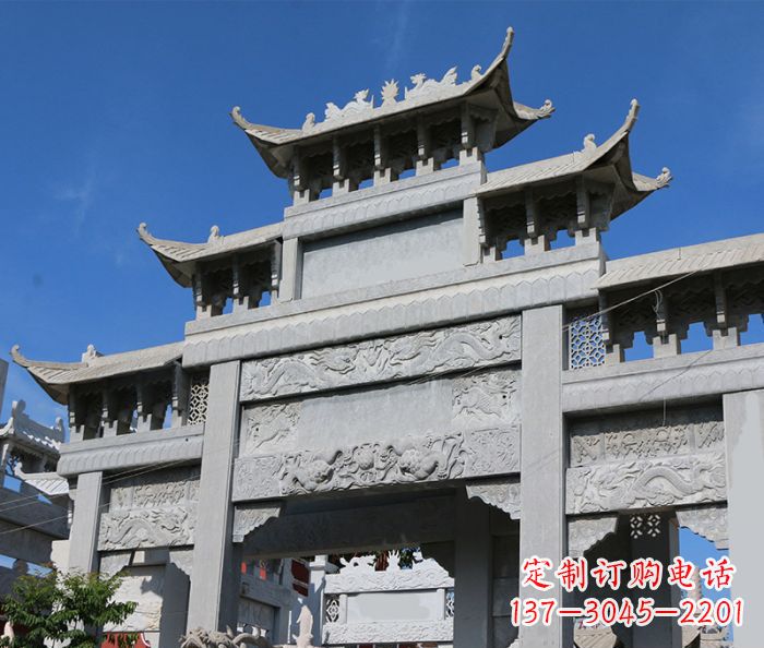 合肥定制牌坊石雕,纪念无价的美好记忆