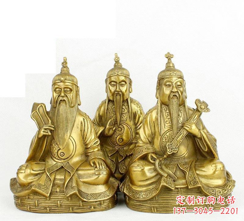 合肥三清祖师神像铜雕,古典经典展现