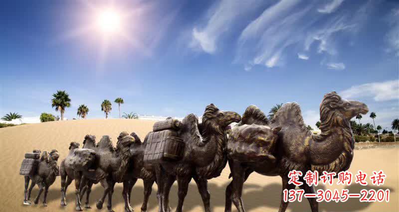 合肥中领雕塑沙漠骆驼铜雕制作工艺与定制标准
