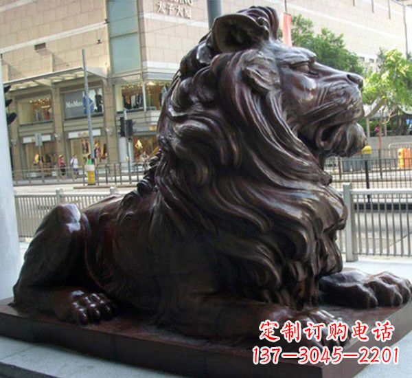 合肥商场用汇丰铜狮子