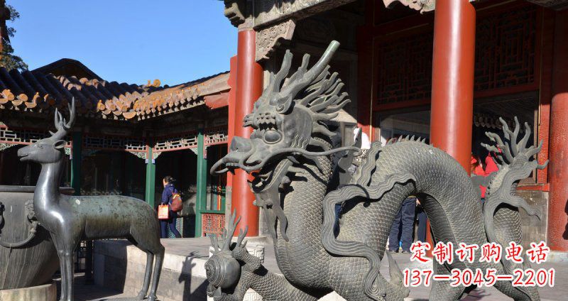 合肥中领雕塑厂家的青铜神龙雕塑,以神龙作为主…