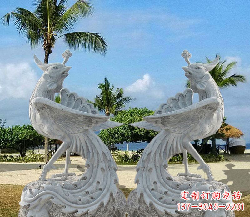 合肥精美凤凰石雕,让你的空间闪耀光芒