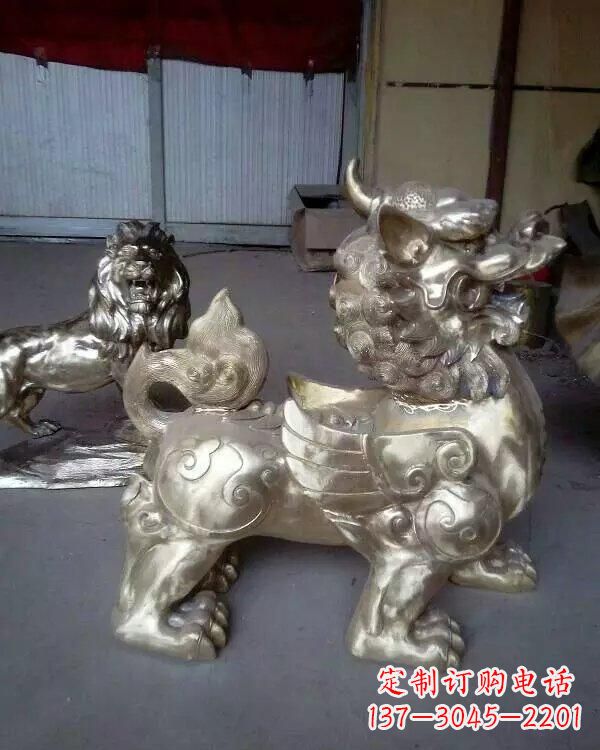 合肥中领雕塑:貔貅铜雕精致雕塑
