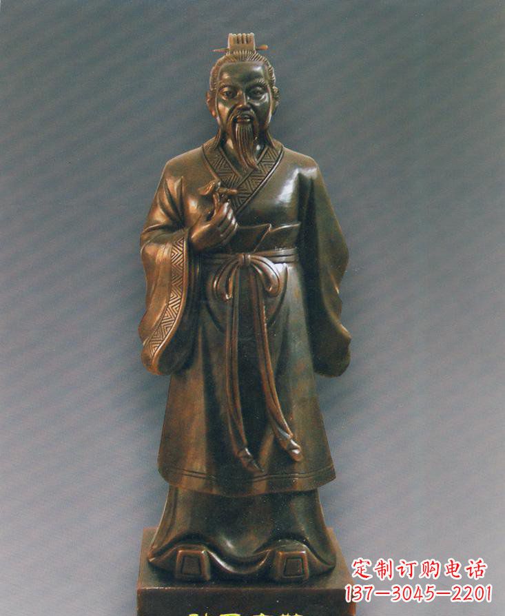 合肥扁鹊仿铜人物雕塑-独特的玻璃钢雕刻