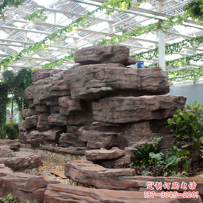 合肥风格独特的假山雕塑,打造精美生态园庭院