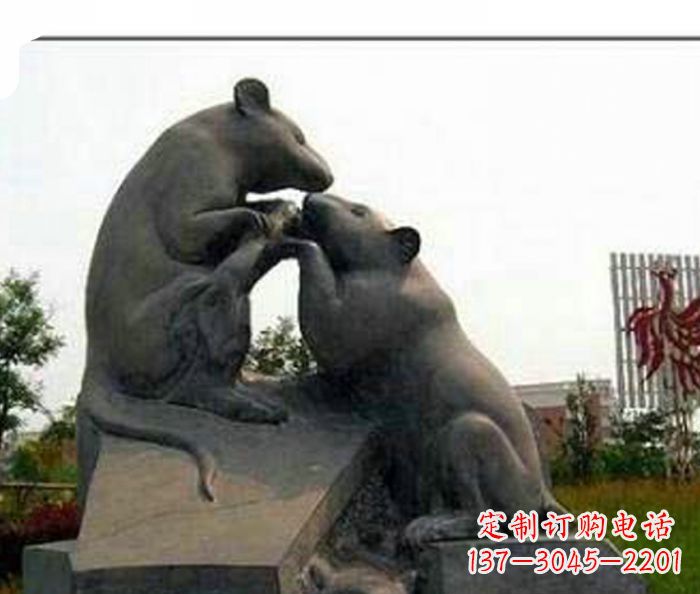 合肥精美的老鼠石雕,让你拥有不一样的家居装饰