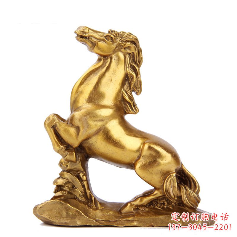合肥生肖马-铸铜鎏金动物雕塑摆件