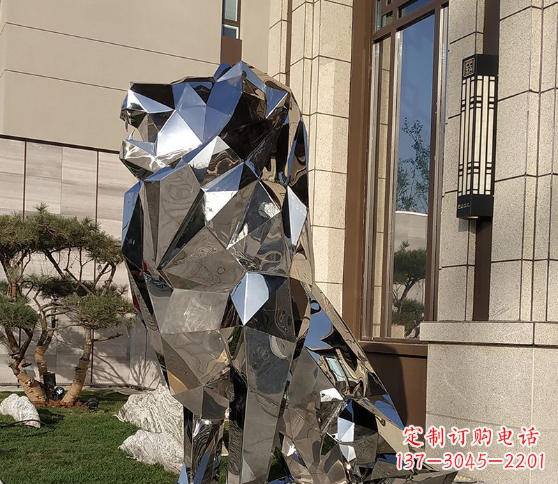 合肥历史荣耀:狮子雕塑门口摆件